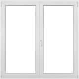 PVC prozor s kvakom (100 x 100 cm, Smjer otvaranja: Lijevo/desno) u