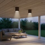 Ideal Lux - Spoljno spot svetlo GUN 1xGU10/28W/230V, prečnik 11 cm, IP55, braon | Eponuda.com