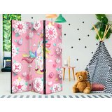  Paravan u 3 dijela - Unicorn on Flowerbed [Room Dividers] 135x172 | shoptok.hr