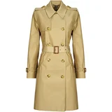 Polo Ralph Lauren Trenči DOUBLE BELT LINED COAT Bež