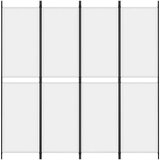  Paravan - Sobna pregrada s 4 panela bijela 200 x 200 cm od tkanine - Bijela 200 x 200 cm 1 4 | shoptok.hr