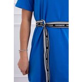 Kesi Dress with decorative belt purple-blue | shoptok.hr