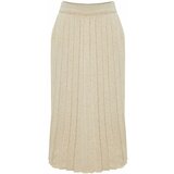 Trendyol Skirt - Beige - Midi Cene
