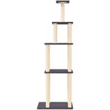  Penjalica za mačke sa stupovima za grebanje tamnosiva 183 cm | shoptok.hr