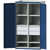 ANKE Omara za težka bremena s predelno steno, 4 predali po 180 mm, VxŠxG 1950 x 1084 x 690 mm | Shoptok.si