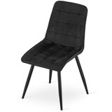  SPLIT stolica - crni baršun / crne noge x 4 | shoptok.hr