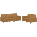  2-dijelni set sofa smeđi baršunasti | Eponuda.com