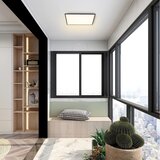  Brilagi - LED prigušiva svetiljka SLIMFRAME LED/36W/230V 45x45 cm crna + daljinski upravljač | Eponuda.com