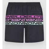 O'neill Cali Stripe 16'' Boardshorts blk / prp upside down clean | Shoptok.si