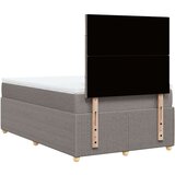 vidaXL Krevet s oprugama i madracem smeđesivi 120 x 190 cm od tkanine | shoptok.hr