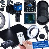 Rosfix Planets Pro Set 100X XL Mikroskopska Glava – Digitalna Kamera FullHD HDMI VGA, LED 56x, Baza 290x260 mm, C-Mount, 40–400 mm, (5000212289) | Shoptok.si