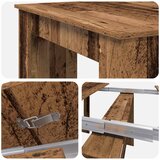  Blagovaonski stol 240 x 85 x 75 cm Konstruirano drvo Staro drvo | shoptok.hr