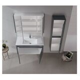 Hanah home Kupatilski ormarić sa umivaonikom i ogledalom (2 komada) Arno 100 763 | Eponuda.com