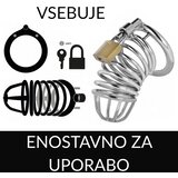 Addicted Toys Locked Kletka Za Penis Iron Cell (m) | Shoptok.si