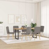 Maison Chic Jedilni stoli - Vzorci stoli 6 kosov taupe blago A1334, (22031087) Cene