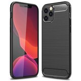  Silikonski ovitek za iPhone 12 / 12 Pro- mat carbon črn | Shoptok.si