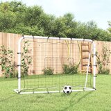 Nogometna mreža za odbijanje 184 x 61 x 123 cm željezo i PE | shoptok.hr