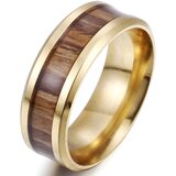IZMAEL Prstan WO-17197 - Zlata / Rjava / 52mm | Shoptok.si