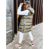 DStreet Zielona dwustronna kamizelka damska ONADE | shoptok.hr