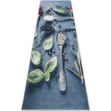 RugsX Preproge ANDRE 1151 pralna preproga Žlice, kuhinja, protiz 80x200 cm Modra | Shoptok.si
