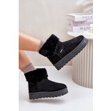 Big Star Platform Snow Boots with Fur Black | ePonuda.com