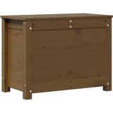  Kutija za pohranu boja meda 60x32x45,5 cm od masivne borovine | Eponuda.com