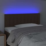  Posteljno vzglavje temno rjavo 100x5x78/88 cm blago, (20737905) | Shoptok.si