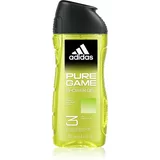 Adidas Pure Game gel za prhanje za obraz, telo in lase 3v1 250 ml