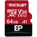 Patriot microSD 64GBEP V30 A1, C10, U3R/W : 90/80MB | Eponuda.ba
