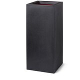 Capi Cvetlični lonec Urban Smooth pravokoten 36x79 cm črn Cene