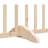 vidaXL Vrata za pse s vratašcima 10 panela sklopiva 800 cm drvo topole | shoptok.hr