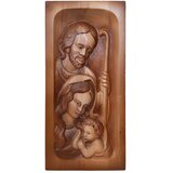  Drvena slika Svete obitelji 42 x 20,5 cm | shoptok.hr