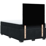 Box spring krevet s madracem crni 120 x 200 cm baršunasti | shoptok.hr