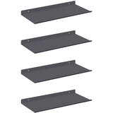  Lebdeća polica Zidne 4 pcs Antracit 40 x 18 x 2,5 cm Čelik | Eponuda.com
