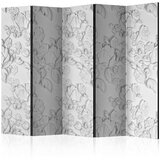  Paravan u 5 dijelova - White ornament: roses II [Room Dividers] 225x172 Cijene