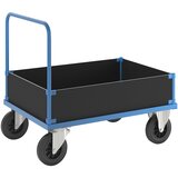 Kongamek ploski voziček KM33, nizko ohišje, dxš 1000 x 700 mm, 2 vrtljivi in 2 fiksni kolesi | Shoptok.si