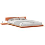  Konstrukcija postelje Rjava 150 x 200 cm les, (5000125955) | Shoptok.si