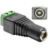 Delock 65485 DC (struja) adapter [1x ženski konektor dc 5.5 mm - 1x 2-polni] crna, zelena | Eponuda.ba