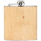  PLJOSKA METALNA PRESVUČENA BAMBUSOM 175ML MIDOCEANBRANDS MO6356-13 NATUR | Shoptok.si