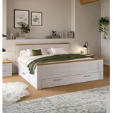 Livetastic POSTELJA 180 cm x 200 cm , leseni material barve macesna Cene