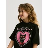 Reserved Ležerni t-shirt s printom - crno | shoptok.hr