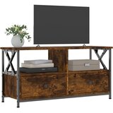  ormarić boja dimljenog hrasta 90x33x45 cm od drva i željeza | shoptok.hr