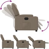 Električni naslonjač od umjetne kože boja cappuccina | Eponuda.com