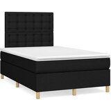  box spring s madracem LED crni 120 x 190 cm od tkanine | shoptok.hr
