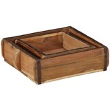  2-delni set pladnjev iz obnovljenega trdnega lesa | Shoptok.si