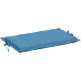  Jastuk za ležaljku prošarani plavi 186x58x4 cm od tkanine | shoptok.hr