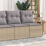  4-dijelni set vrtnih sofa s jastucima bež od poliratana bagrem | shoptok.hr