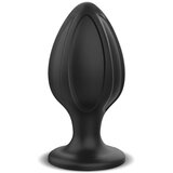Afterdark Rifter Butt Plug Silicone Black Size M 7.2 cm x 3.5 cm | shoptok.hr
