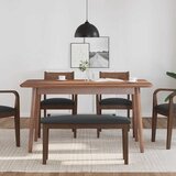  Klupa 90 cm smeđa puna drvena guma | shoptok.hr