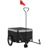  The Living Store Kolesarska prikolica črna in siva 45 kg železo - Kolesarska Prikolica, (21499228) | Shoptok.si